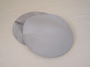 dischi per piatti argento in tessuto